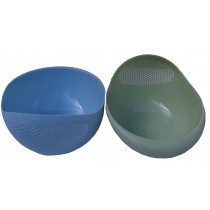 Ківш-друшляк пластиковий 21*15*10 см